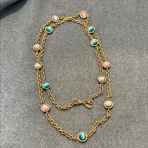 Joan Rivers Goldtone Cateye Colorful Necklace